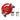 Self-Centering Doweling Jig - Woodworking Drill Locator with 3-10mm Drill Sleeve Red - Shop Wood Tools