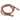 Rose Gold Stainless Steel Flexible Shower Hose - High Quality Bathroom Accessory 1415m - Shop Wood Tools