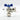 Nickel Plated Brass Angle Ball Valve with Blue Handle for PEX Tube - Shop Wood Tools