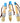 Ergonomic Chalk Wax Paint Brush Set - 3 Pcs Stencil Brushes for DIY Wood Projects - Shop Wood Tools
