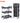 3-Tier Folding Rolling Utility Cart - Movable Storage Organizer for Kitchen  Bathroom - Shop Wood Tools