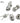 Stainless Steel Bolt Clip Wire Rope Clamp - 5Pcs M2-M5 Simplex Thimbles - Shop Wood Tools