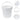 5L Plastic Bucket with Handle and Lid - All-Purpose Pail Container 15 Gallon - Shop Wood Tools