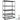 Heavy Duty 5-Tier Storage Shelving Unit - Adjustable 2000 lbs Wire Rack for Garage Kitchen and Basement - Shop Wood Tools