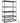Heavy Duty 5-Tier Storage Shelving Unit - Adjustable 2000 lbs Wire Rack for Garage Kitchen and Basement - Shop Wood Tools