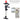 Telescopic Support Pole for Cabinet Installation - Adjustable Lifting Bracket Black - Shop Wood Tools