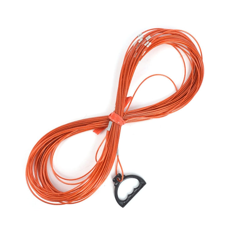 Deep Well Measuring Rope with Scale Markings Pull Ring | Shop Wood Tools