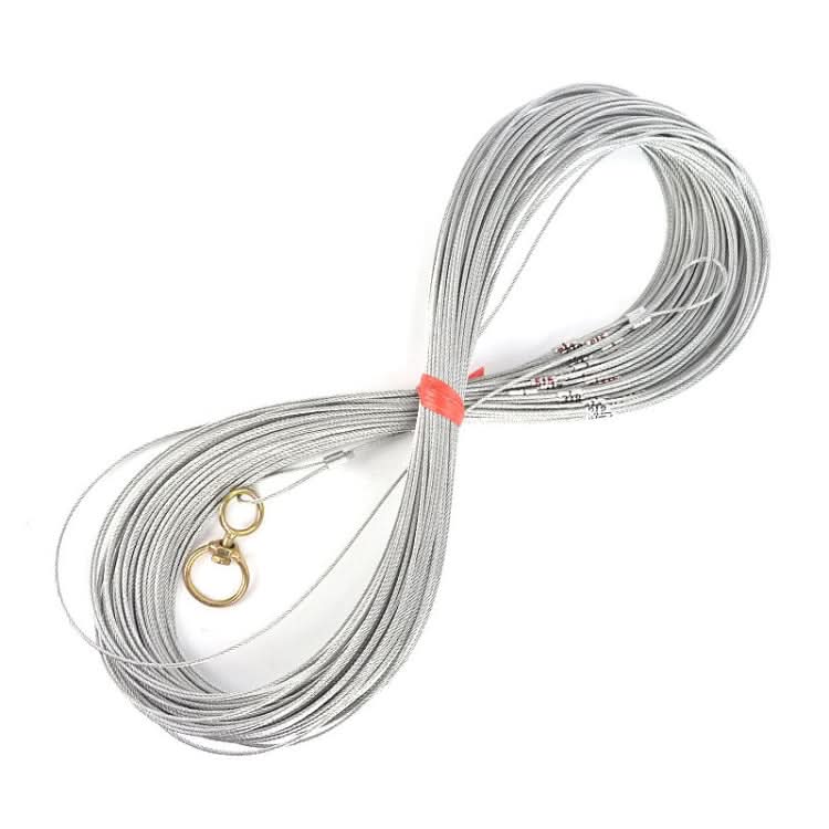 Steel Measuring Rope - 70m With Scale and Pull Ring for Deep Wells ...