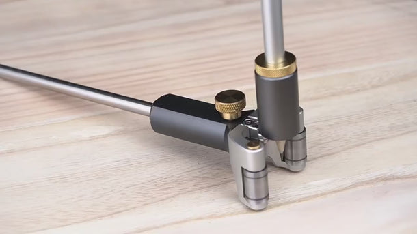 Dual-Purpose Scriber Wheel Marking Gauge